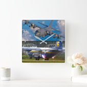 C-130 HERCULES VIERKANTE KLOK (Huis)