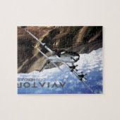 C-130 Militair vliegtuig van HERCULES Legpuzzel (Horizontaal)