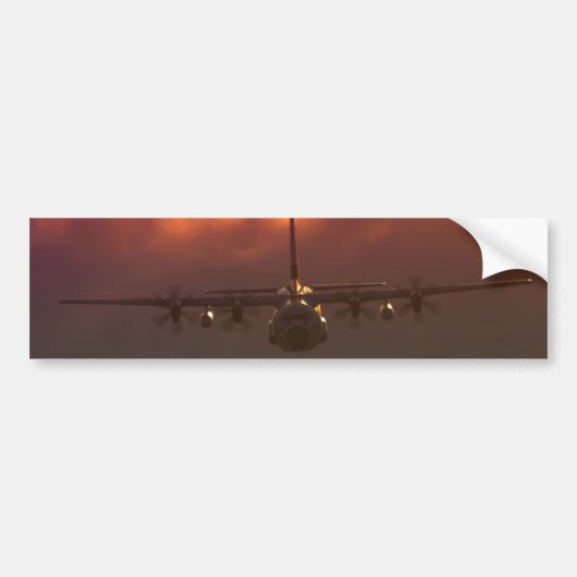 C-130 vortex bumpersticker (Voorkant)