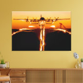 C-130H HERCULES 32x48 Canvas Afdruk (Insitu (Woonkamer))