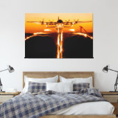 C-130H HERCULES 32x48 Canvas Afdruk (Insitu (Slaapkamer))