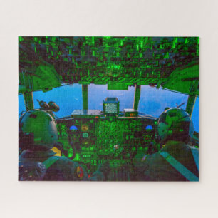 C-130H HERCULES COCKPIT (16 x 20 INCH) Legpuzzel