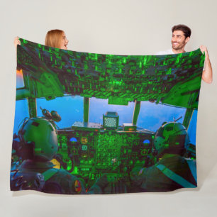 C-130H HERCULES FLEECE DEKEN