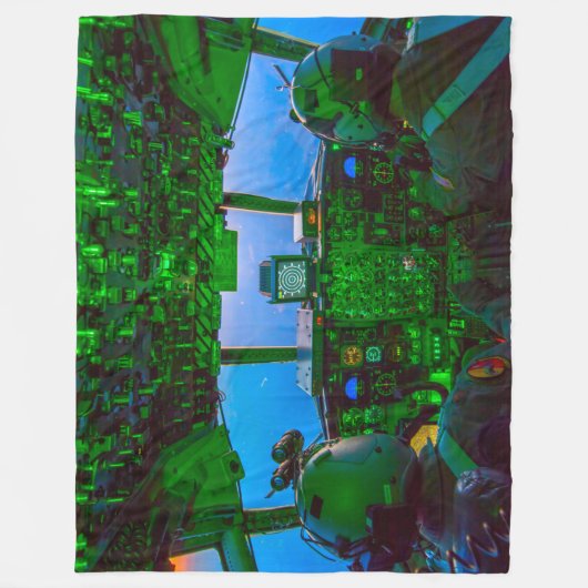 C-130H HERCULES FLEECE DEKEN (Voorkant)