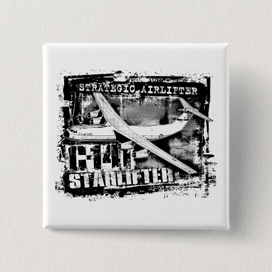 C-141 Starlifter Button Button (Voorkant)