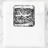 C-141 Starlifter Vierkante Sticker Sticker (Tas)