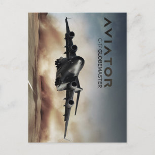 C-17 Globemaster Cargo-vliegtuig Briefkaart