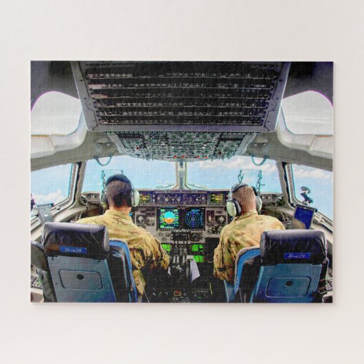 C-17 GLOBEMASTER III-KOCKPIT (16 x 20 INCH) Legpuzzel (Horizontaal)