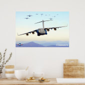 C-17 GLOBEMASTER III POSTER (Keuken)