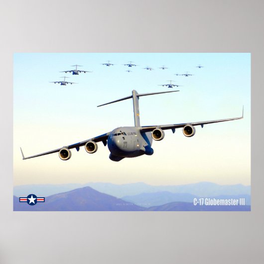 C-17 GLOBEMASTER III POSTER (Voorkant)