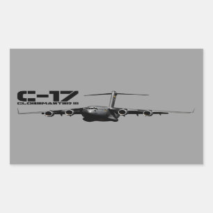 C-17 Globemaster III Rechthoekige Sticker