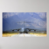 C-17 Globemaster III-Vliegtuig Poster (Voorkant)