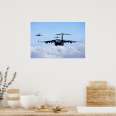 C-17 Globemaster III-Vliegtuig Poster (Keuken)