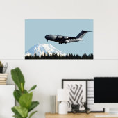C-17 Globemaster Poster (Thuiskantoor)