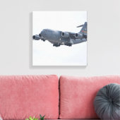 C-17 Globemaster Wrapped Canvas (Insitu (Woonkamer))