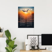 C-17 met Vertel me hoe te vliegen Poster (Thuiskantoor)