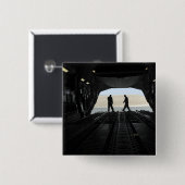 C-17A Globemaster III-laadmeesters Vierkante Button 5,1 Cm (Voorkant /achterkant)