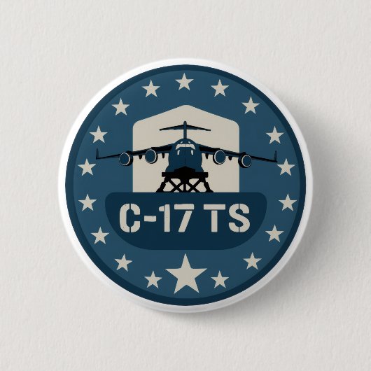 C-17TS PATCH RONDE BUTTON 5,7 CM (Voorkant)
