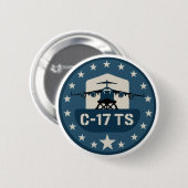 C-17TS PATCH RONDE BUTTON 5,7 CM (Voorkant /achterkant)