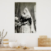 C. 1890 Queen Victoria of England Poster (Keuken)