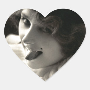 C. 1910 vrouw's Taunt Hart Sticker