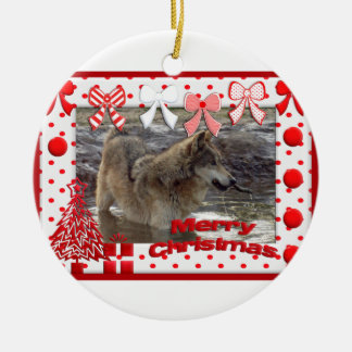 c-2011-grijze wolf-017 keramisch ornament