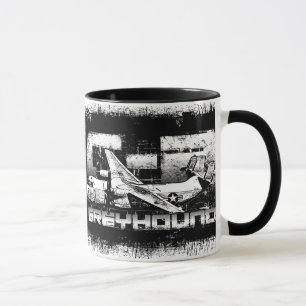 C-2 Greyhound 11 oz Ringer Mug