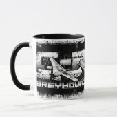 C-2 Greyhound 11 oz Ringer Mug (Gauche)