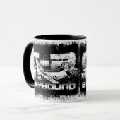 C-2 Greyhound 11 oz Ringer Mug (Devant gauche)