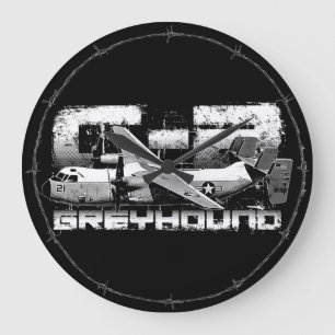 C-2 Greyhound Round (Grote wandklok) Grote Klok