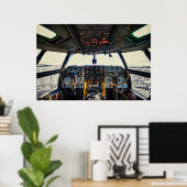 C-46 Cockpit Poster (Thuiskantoor)