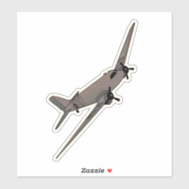 C-47 Skytrain, Vliegtuig voor Militair Vervoer Sticker