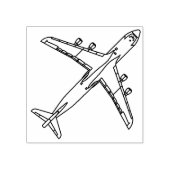 C-5 Galaxy Line Art Rubber Stamp Rubberstempel (Afrduk)