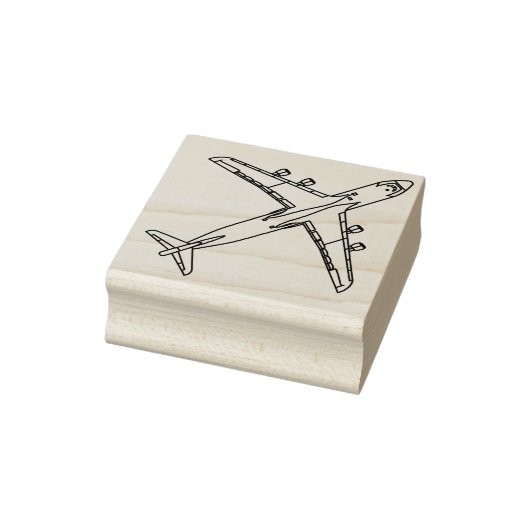 C-5 Galaxy Line Art Rubber Stamp Rubberstempel (Stempel)