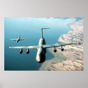 C-5B Galaxy-Vliegtuig Poster