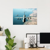 C-5B Galaxy-Vliegtuig Poster (Thuiskantoor)