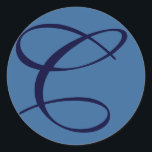 C autocollant initial<br><div class="desc">Étiquette monogramme C</div>