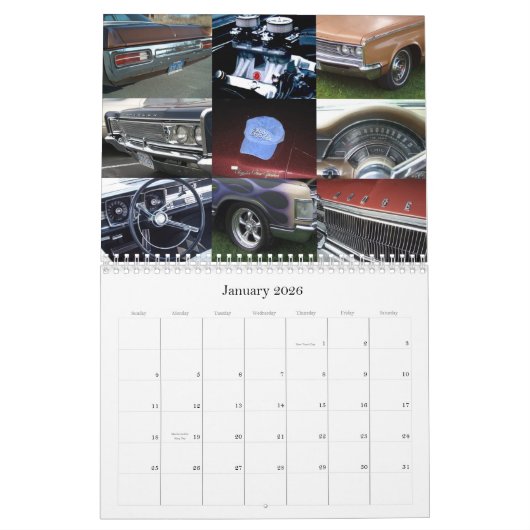 C-Body Mopar Calendar 2013 Kalender (Jan 2026)