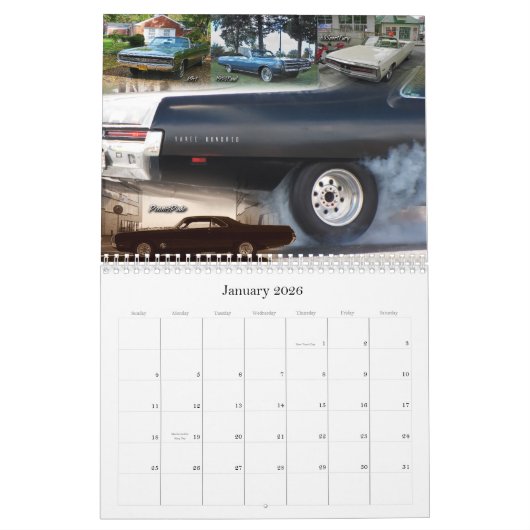 C-Body Mopar Calendar 2013 Kalender (Jan 2026)