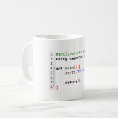 C++ Bonjour tasse de café du monde (Devant gauche)