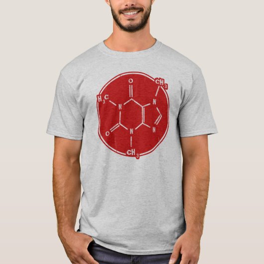 C-C-cafeïne T-shirt (Voorkant)