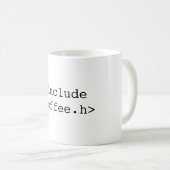 C/C++ ("#include de tasse de programmeur (Devant droit)
