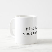 C/C++ programmeur mok ('#include<coffee.h>' (Voorkant links)