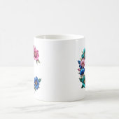 C Café Mug - Design floral pour le don (Centre)