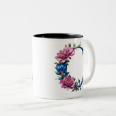 C Café Mug - Design floral pour le don (Devant droit)