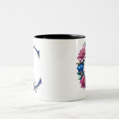C Café Mug - Design floral pour le don (Centre)