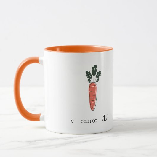 c carotte /k/ mug (Gauche)