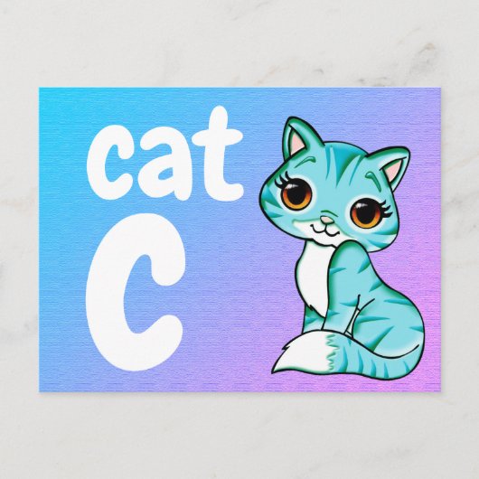 c - carte flash chat (Devant)