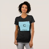 C - Chaucer Funny Chimie Élément Symbole T-shirt (Devant entier)