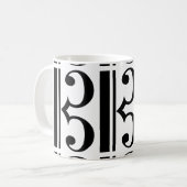 C-Clef Koffiemok (Voorkant links)
